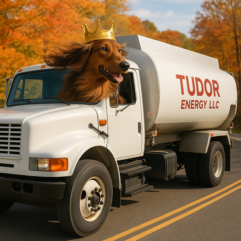 Tudor Energy delivery truck on route